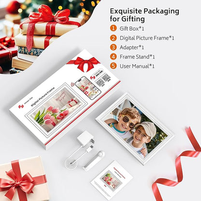 Frameo 10.1" Digital Picture Frame, Smart WiFi Digital Photo Frame - Image 9