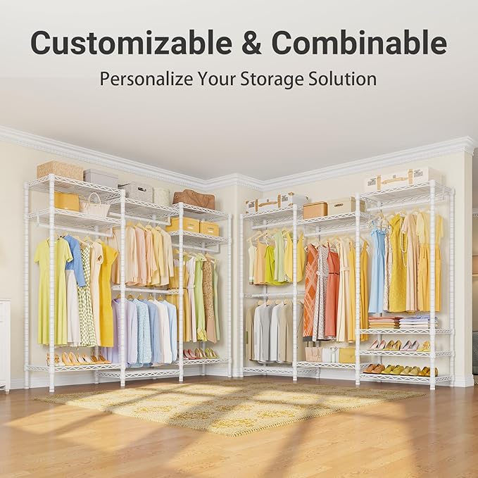 VIPEK V5 Portable Closet Wardrobe Heavy Duty Clothes Rack, Freestanding - Image 6