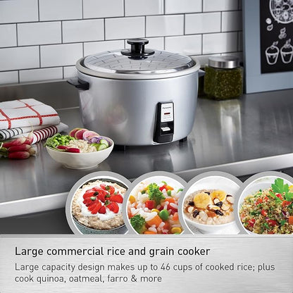 Panasonic Commercial Electric Rice Cooker, 120V Large Capacity 46-Cup, 23-Cup - Image 3