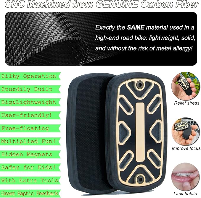 DjuiinoStar Silent Fidget Slider, Silky Smooth Operation, Big Lightweight - Image 2
