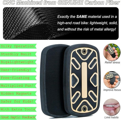 DjuiinoStar Silent Fidget Slider, Silky Smooth Operation, Big Lightweight - Image 2