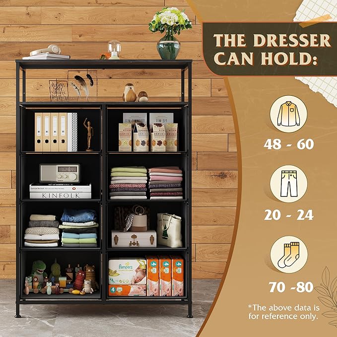 WLIVE Fabric Dresser for Bedroom - Image 5