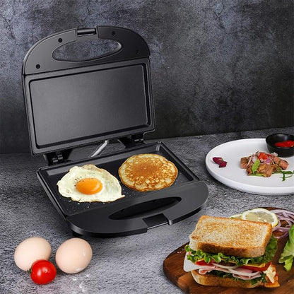 Aigostar Sandwich Maker with Non-stick Deep Grid Surface - Image 9