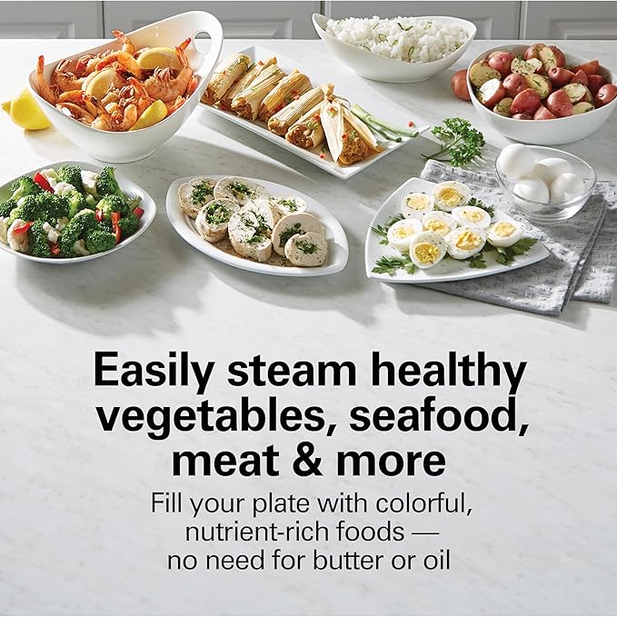 Hamilton Beach Digital Electric Food Steamer & Rice Cooker - Image 2