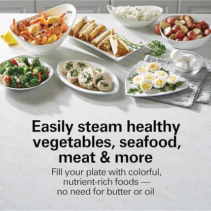 Hamilton Beach Digital Electric Food Steamer & Rice Cooker - Image 2