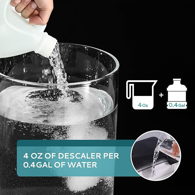 EUHOMY Max 33 Uses Ice Machine Cleaner Descaler, 128 Fl OZ Ice Maker Cleaner - Image 6