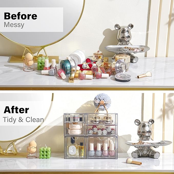 Prsildan Acrylic Drawer Makeup Organizer - Image 5