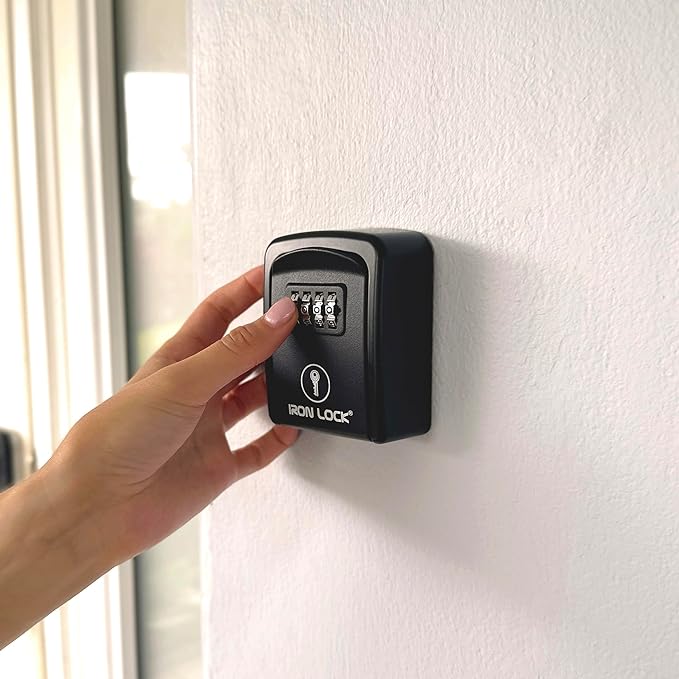 Iron Lock® Key Lock Box Wall Mount – Waterproof Heavy Duty Metal Lock Box - Image 8
