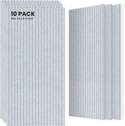 10 Pack Sound Proof Panels for Walls, Large Acoustic Panels for Media Room by TO-TH