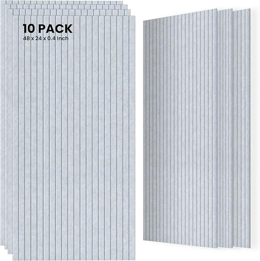 10 Pack Sound Proof Panels for Walls, Large Acoustic Panels for Media Room by TO-TH