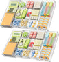 marbrasse expandable desk drawer organizer, clear plastic drawer, main product view
