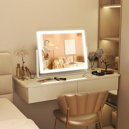 FENNIO Vanity Mirror with Lights 13'' x 17'' Makeup Mirror with Lights - Image 6