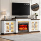 104" LED Fireplace TV Stand by WelcometoLGHMHome