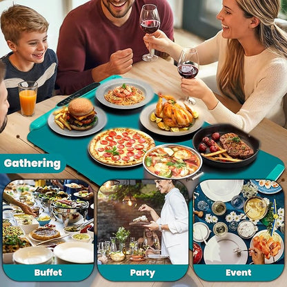 Food Warming Mat – 24" Electric Buffet Heating Tray - Image 5
