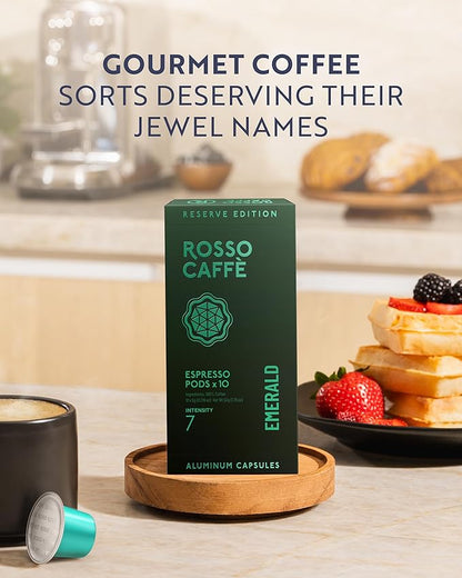 ROSSO CAFFÈ Espresso Coffee Pods, Compatible - Image 9