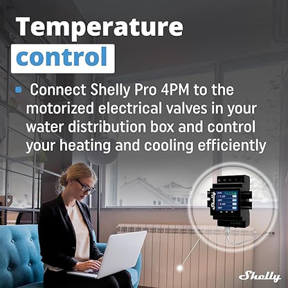 Shelly Pro 4PM | Wi-Fi & LAN, 4-Channel Smart Relay - Image 7
