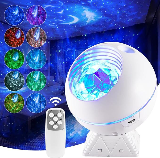 One Fire Galaxy Light Projector, 42 Colors Star Projector Galaxy - Image 9