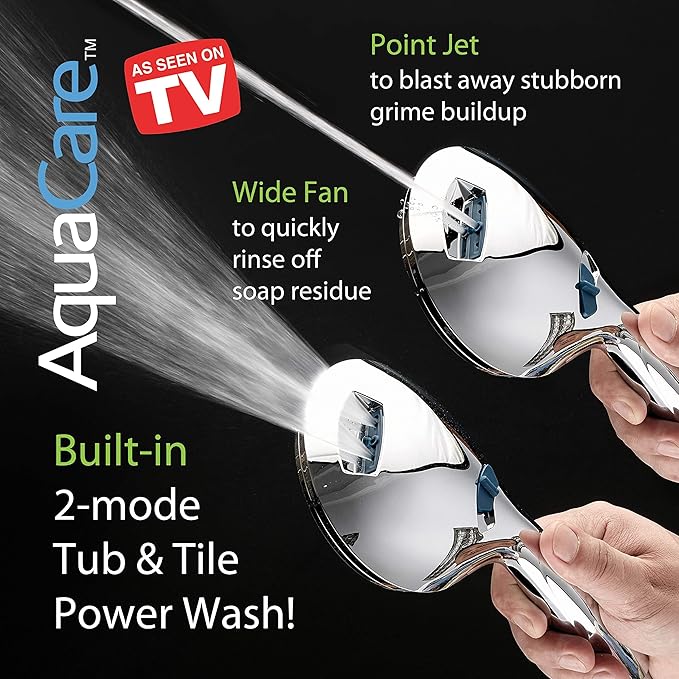 Hotel Spa AquaCare for California As-Seen-On-TV High Pressure Handheld Rain - Image 4