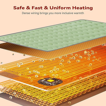 MASVIS Heating Pad for Period Cramps & Back Neck Shoulders Pain Relief - Image 7