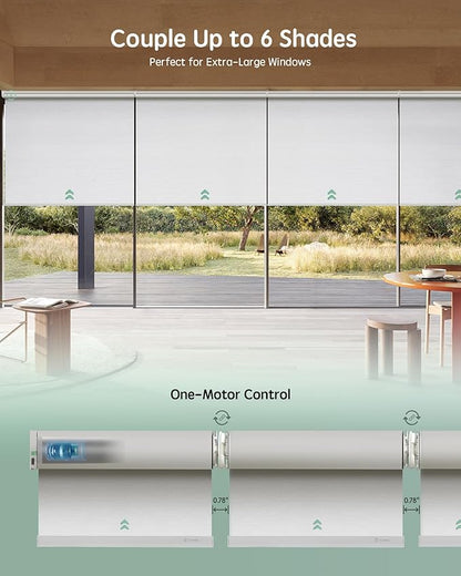 Yoolax Smart Coupled Roller Shades Compatible - Image 2