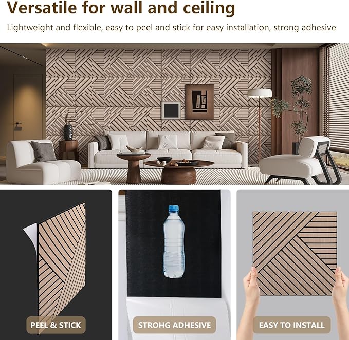 ARMURO 4 Packs Acoustic Wall Panels - Image 5