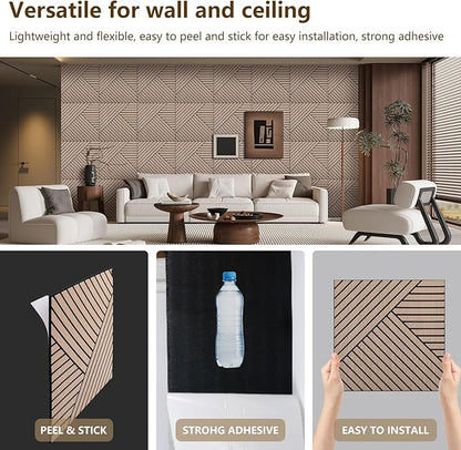 ARMURO 4 Packs Acoustic Wall Panels - Image 5