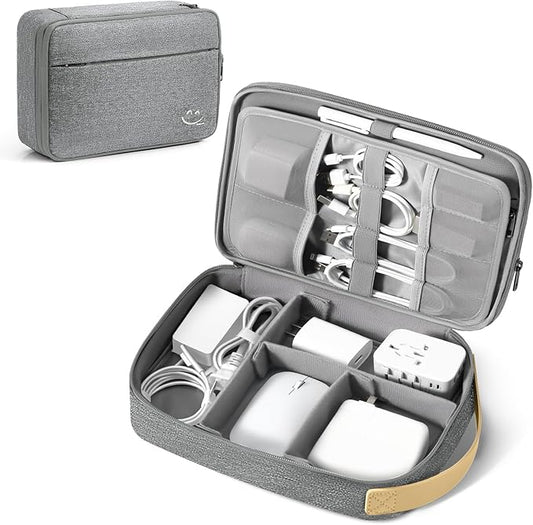 Travelkin Large Cord Organizer Travel, Electronic Organizer Travel Case by MoreThanTravel