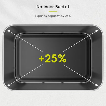 EKO EcoNova 13.2 Gallon/ 50L Automatic Sensor Kitchen Trash Can, Stainless - Image 6