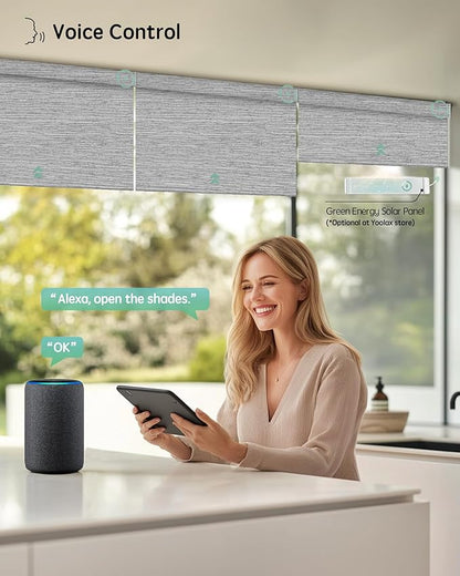 Yoolax Motorized Blinds with Remote, Smart Blinds - Image 2