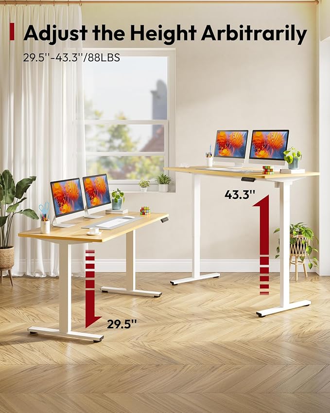 SANODESK Electric Standing Desk 40 x 24 Inches Whole-Piece Desktop Height - Image 8