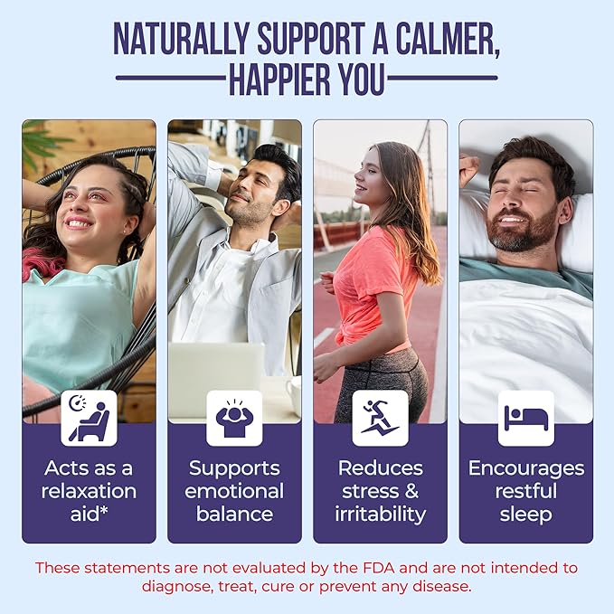 Nature's Nectar Anxiety and Stress Relief Supplements – Keep Calm Capsules - Image 3