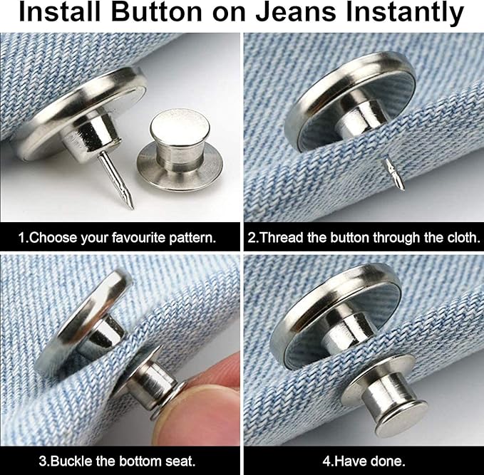 TOOVREN Upgraded 8 Sets Button Pins - Image 6
