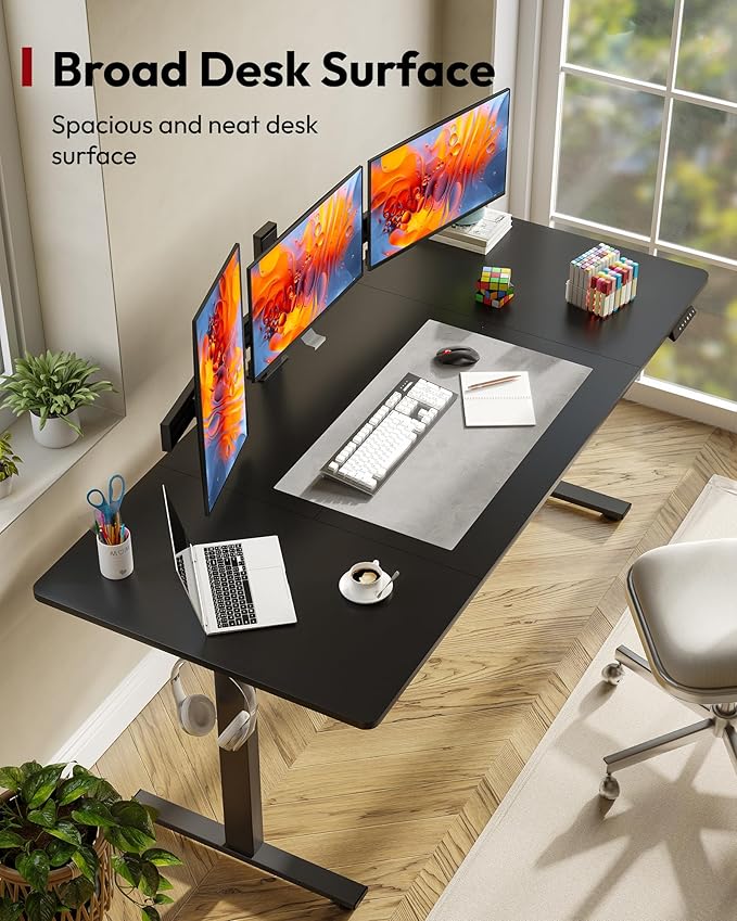 SANODESK Electric Standing Desk 71 x 32 Inches Height Adjustable Stand Up - Image 5