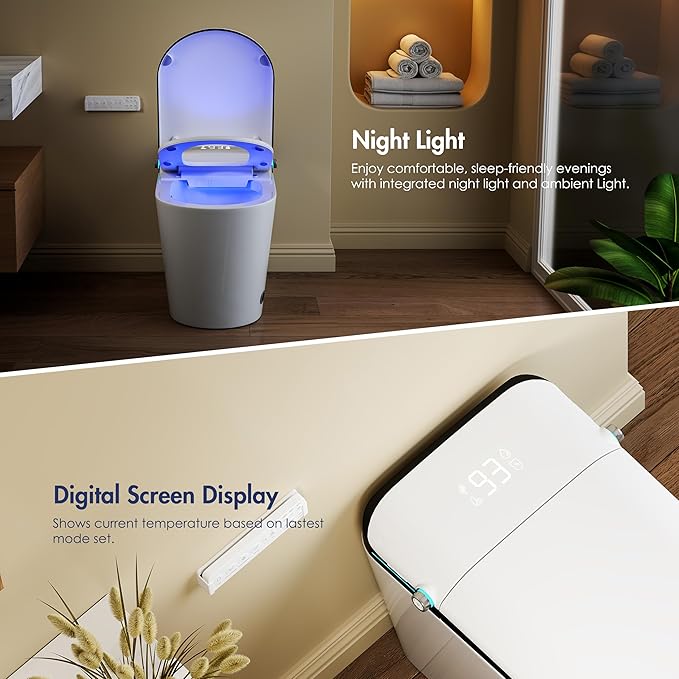 Eridanus Smart Toilet with Bidet Built in, One Piece Bidet Toilet - Image 7