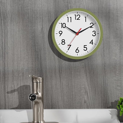 AKCISOT Wall Clock 8 Inch Silent Non-Ticking Modern Clocks Battery Operated - Image 5