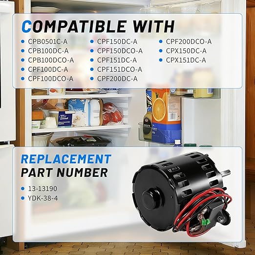 13-13190 Fan Motor Compatible - Image 2