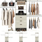 Armocity 96 Inches Closet System, 8FT Walk In Closet Organizer by Armocity