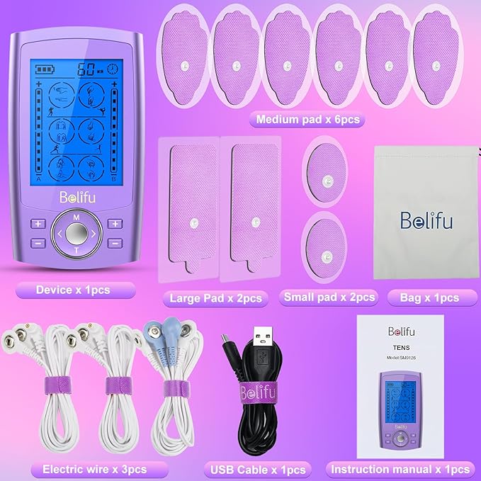 Belfiu TENS & PMS 24 Modes Muscle Stimulator - Image 7