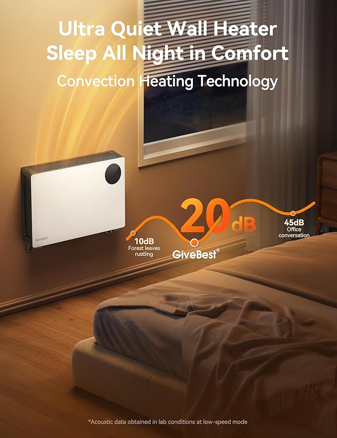 GiveBest Super Quiet Wall Heaters - Image 3