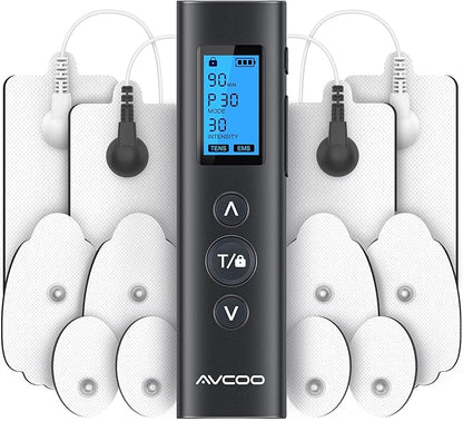 AVCOO 30 Modes TENS EMS Unit Compact Muscle Stimulator by AVCOO