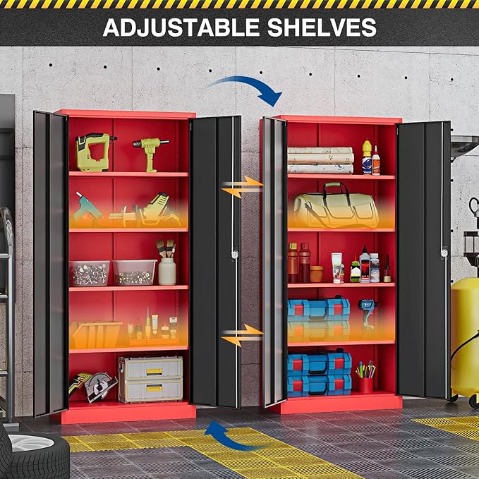 Metal Storage Cabinet-72” Tall Steel File Cabinets - Image 4