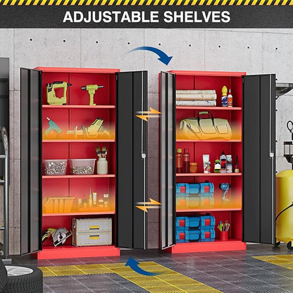 Metal Storage Cabinet-72” Tall Steel File Cabinets - Image 4