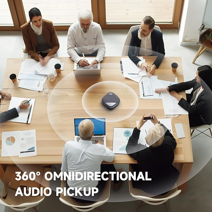 HORION Conference Speaker with Microphone, Wireless Bluetooth Speakerphone - Image 3
