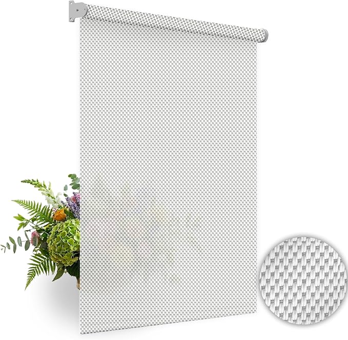 HILADUO Customized Solar Screen Roller Shade Blinds - Image 6