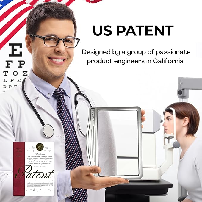 MAGNIPROS Patented 3X Large LED Page Magnifier - Image 7