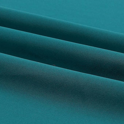 DUALIFE Teal Curtains 45 Inch Length 2 Panels Set Room Darkening Grommet - Image 8