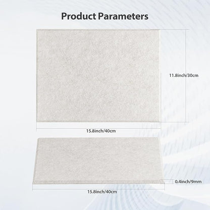 Amantech 12 Pack Acoustic Panels Self Adhesive Sound Proof Foam, High Density - Image 6