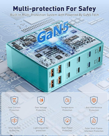 SAIPKYGS Charging Station, 12-Port USB C Charger Block - Image 5