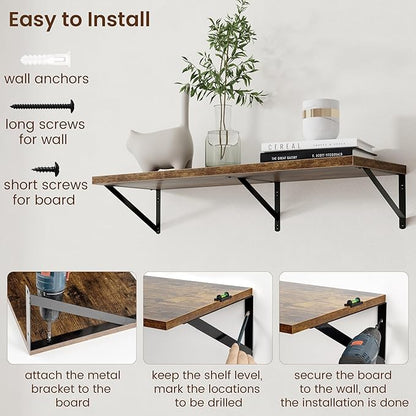 Axeman 12 Inch Deep Floating Shelves - Image 6
