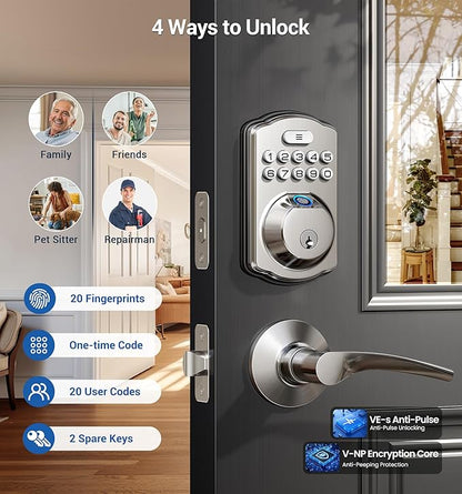 Veise Fingerprint Door Lock - Image 3